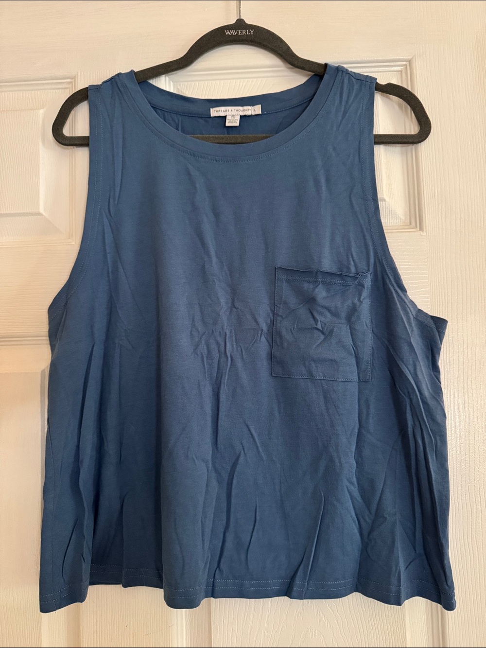 Threads 4 Thought Blue Tank Top